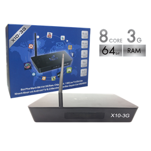 VINABOX X10-3G RAM, TV BOX CẤU HÌNH MẠNH NHẤT 2017